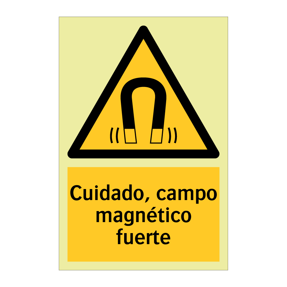Cuidado, campo magnético fuerte