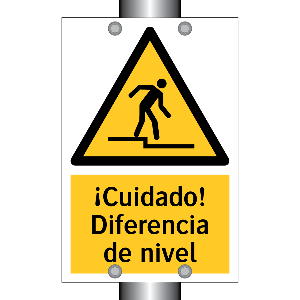 ¡Cuidado! Diferencia de nivel