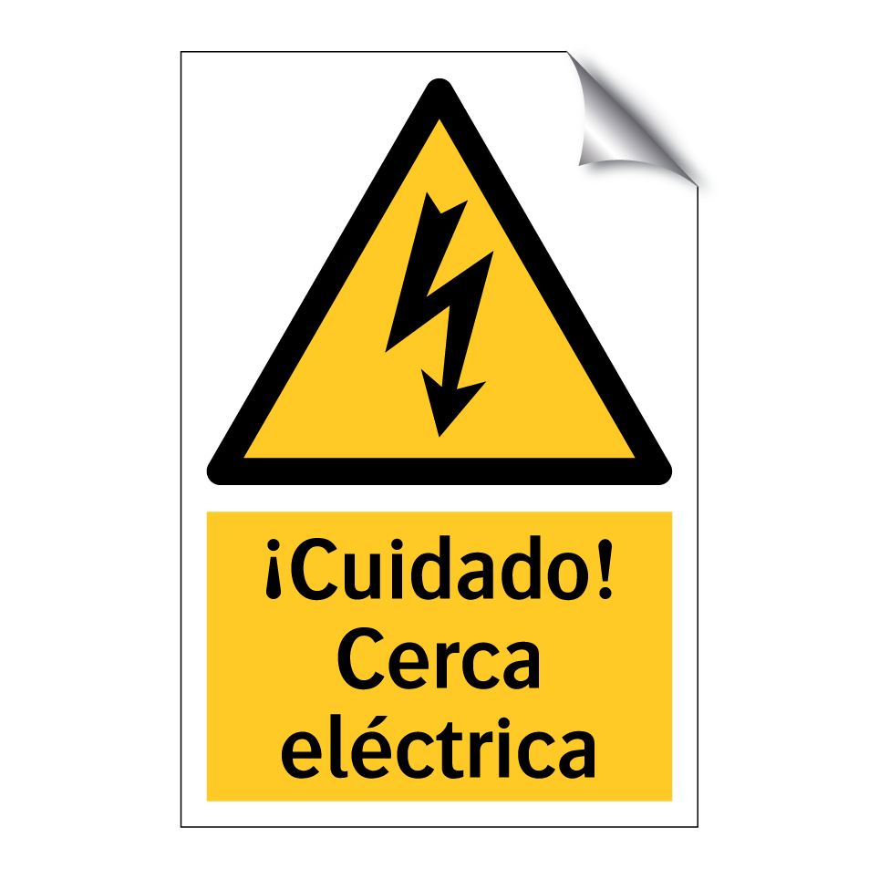 ¡Cuidado! Cerca eléctrica