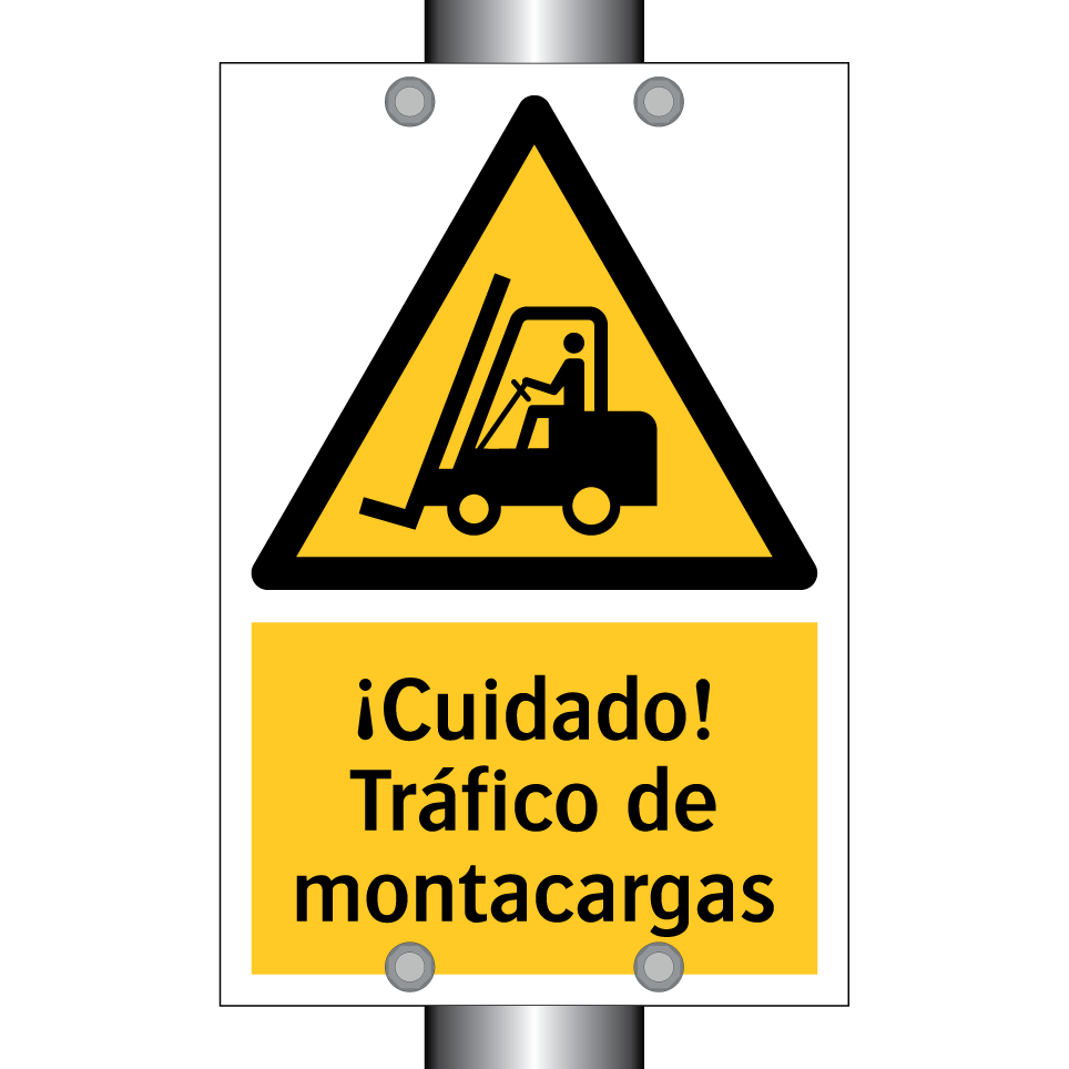 ¡Cuidado! Tráfico de montacargas