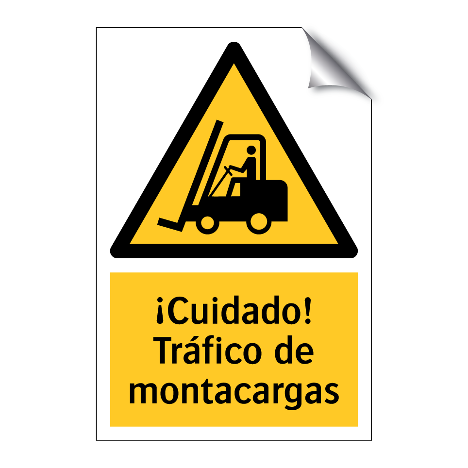 ¡Cuidado! Tráfico de montacargas