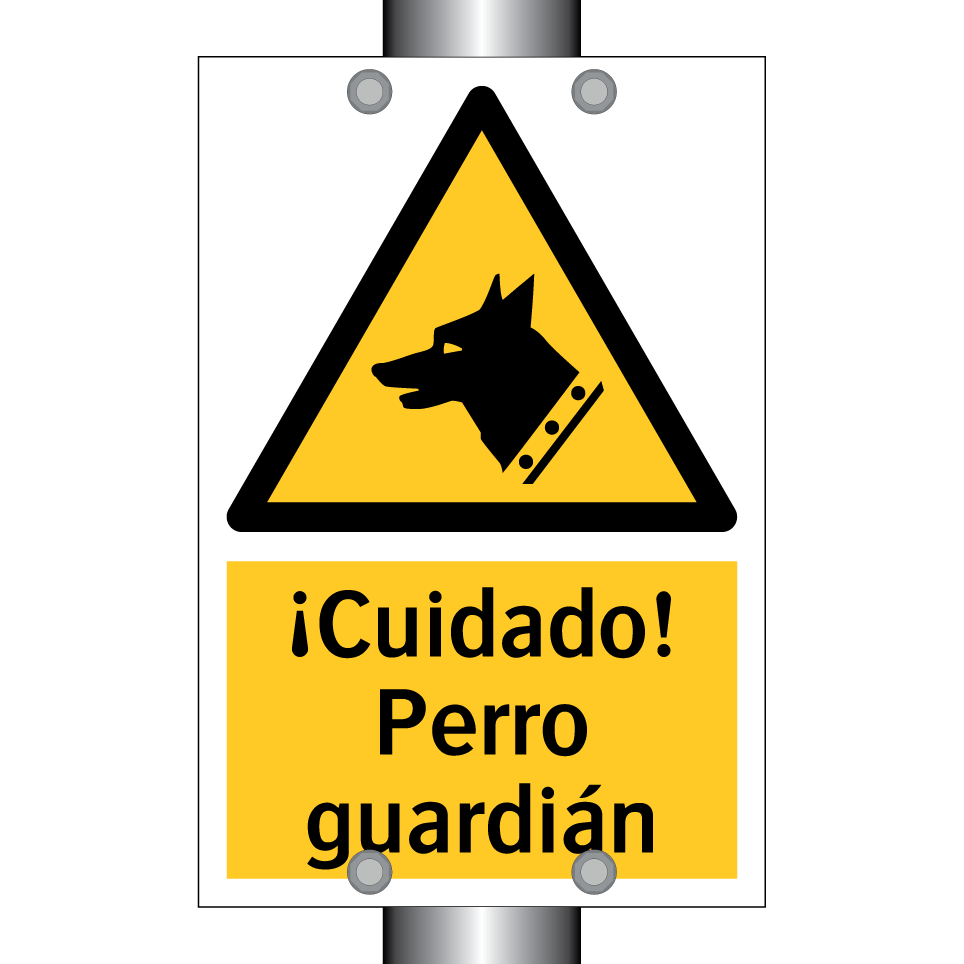 ¡Cuidado! Perro guardián