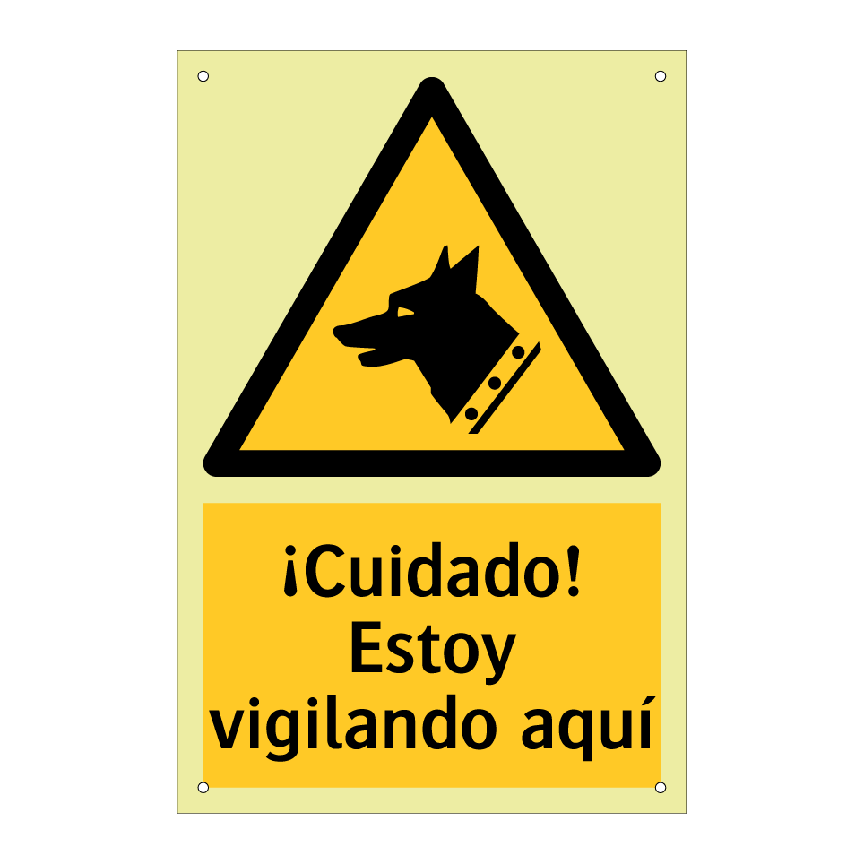 ¡Cuidado! Estoy vigilando aquí