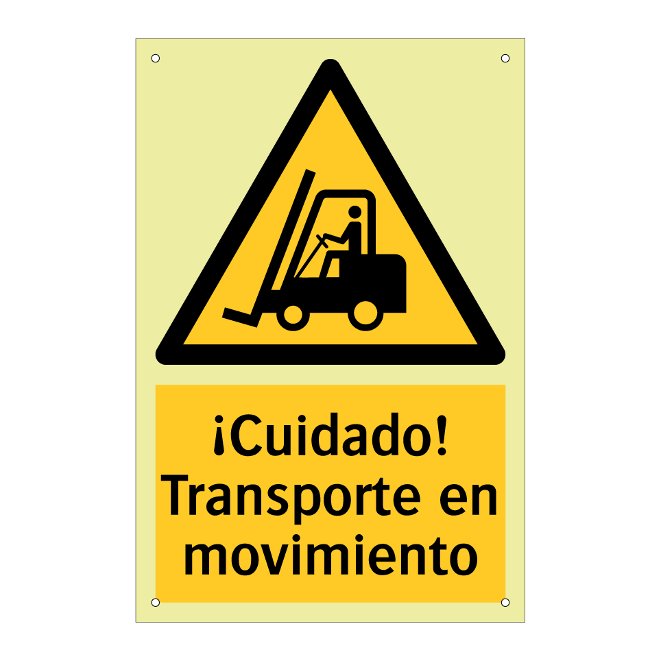 ¡Cuidado! Transporte en movimiento