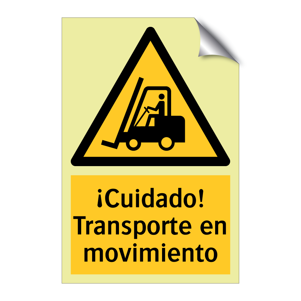 ¡Cuidado! Transporte en movimiento