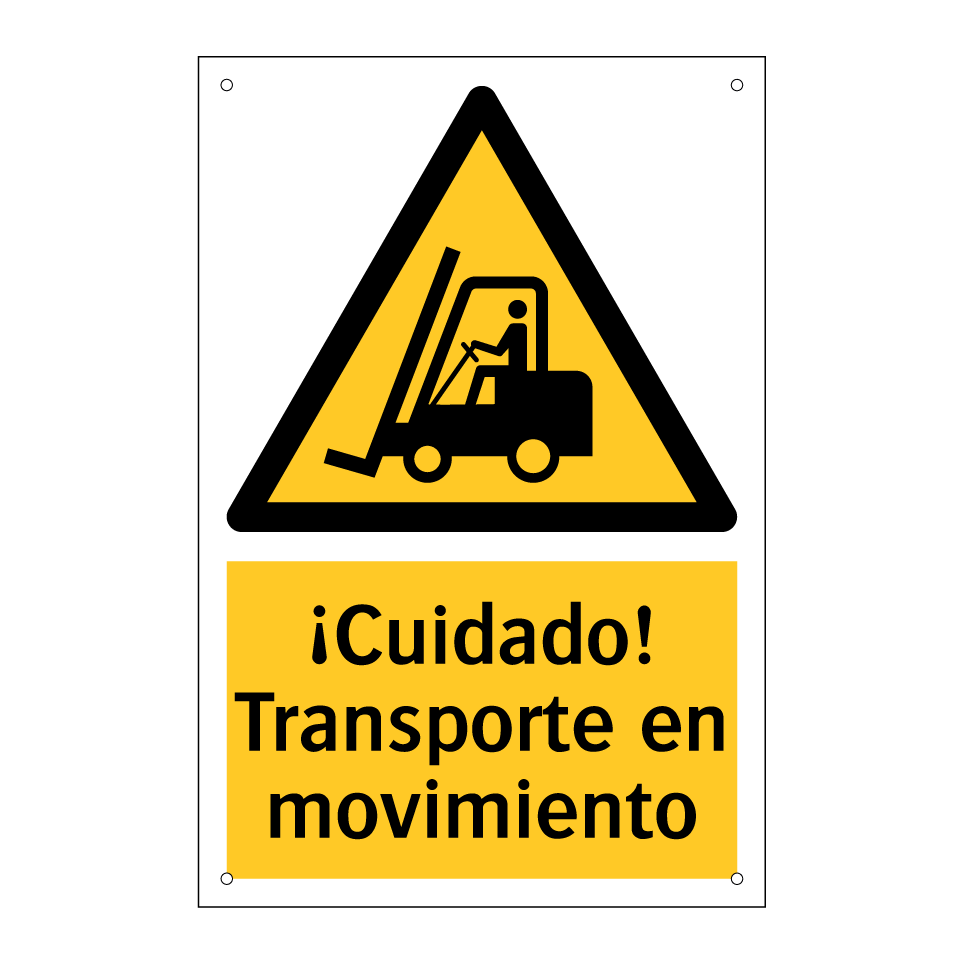 ¡Cuidado! Transporte en movimiento