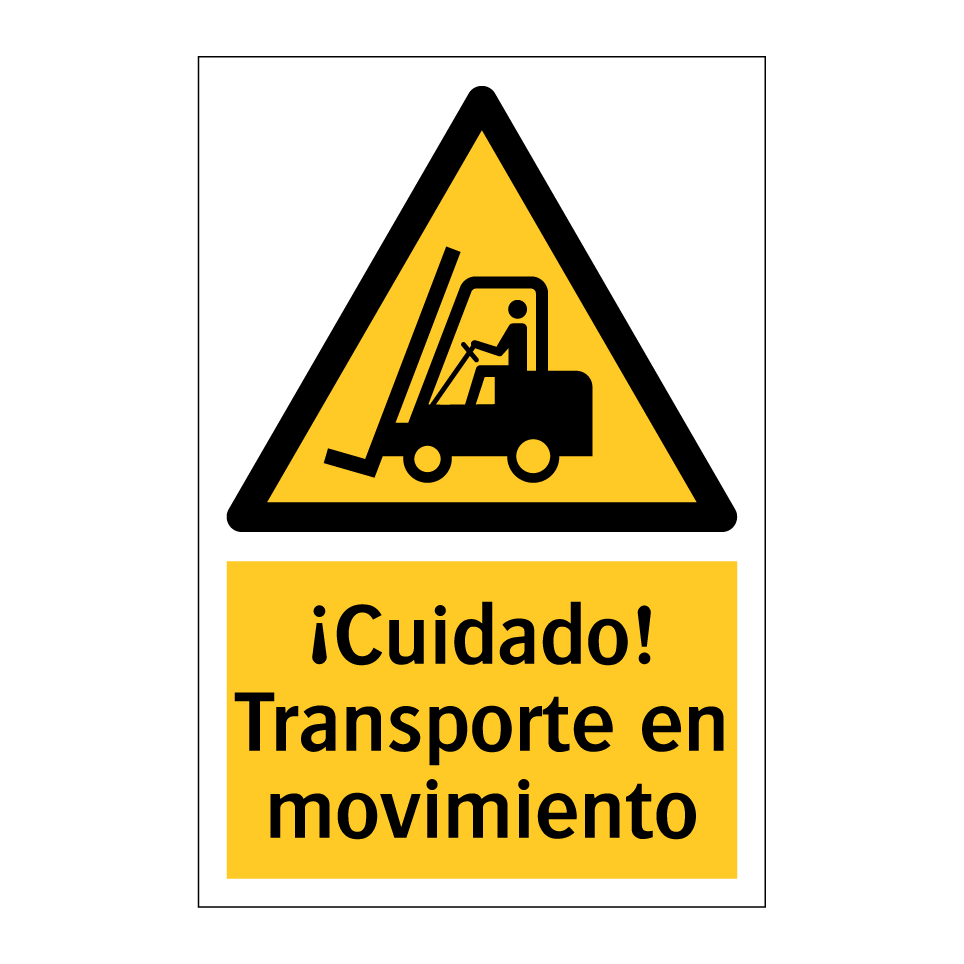 ¡Cuidado! Transporte en movimiento