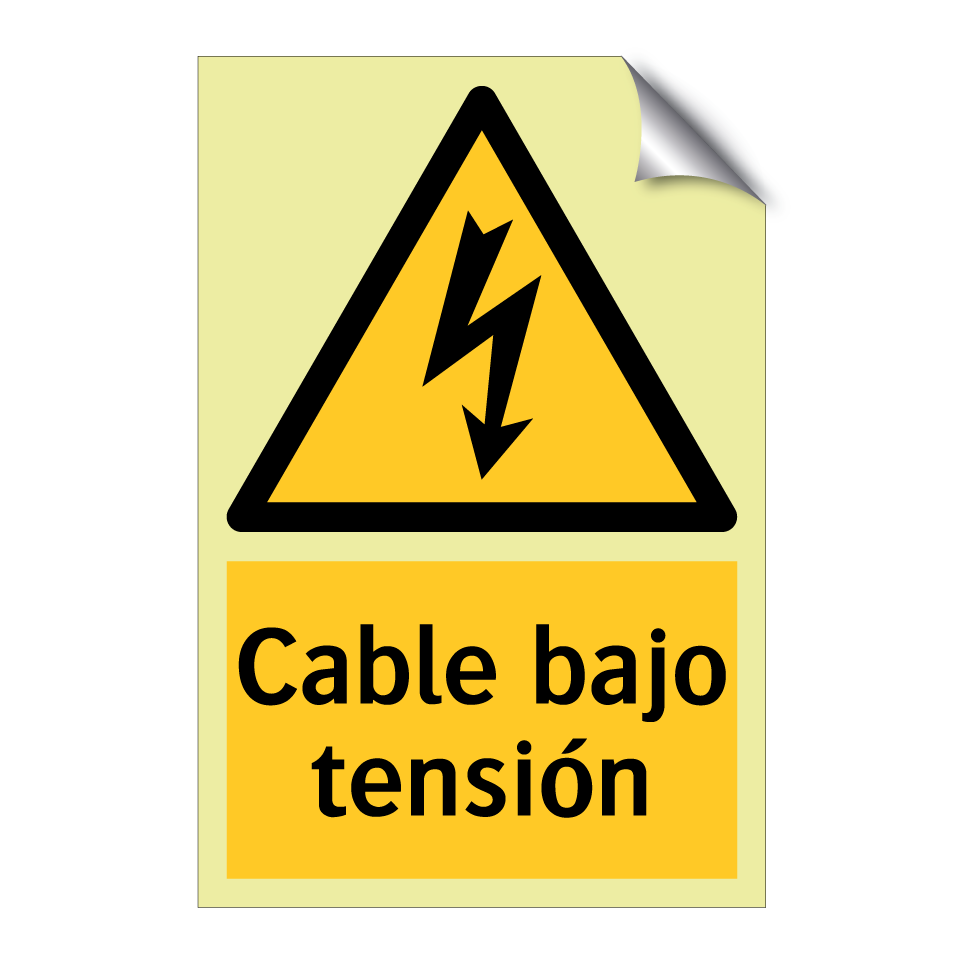 Cable bajo tensión