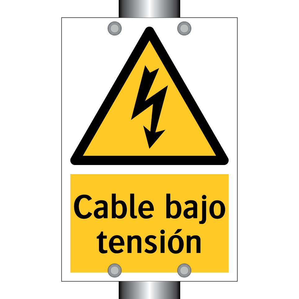 Cable bajo tensión