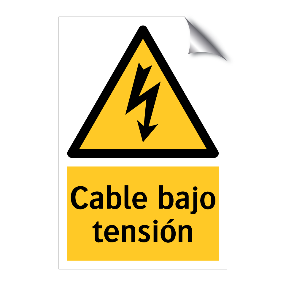 Cable bajo tensión