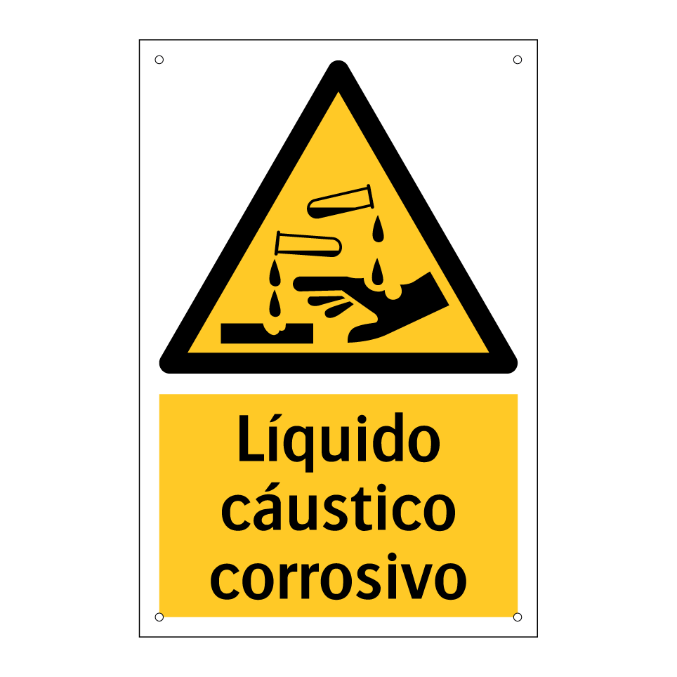 Líquido cáustico corrosivo