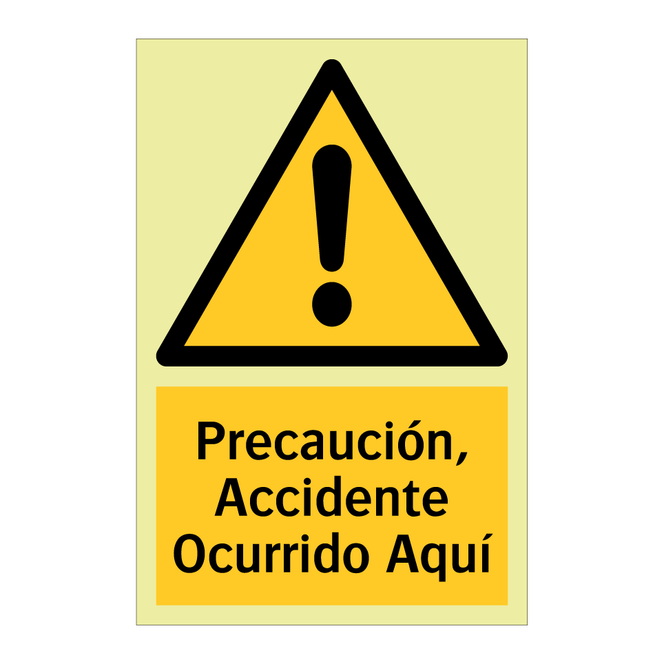 Precaución, Accidente Ocurrido Aquí