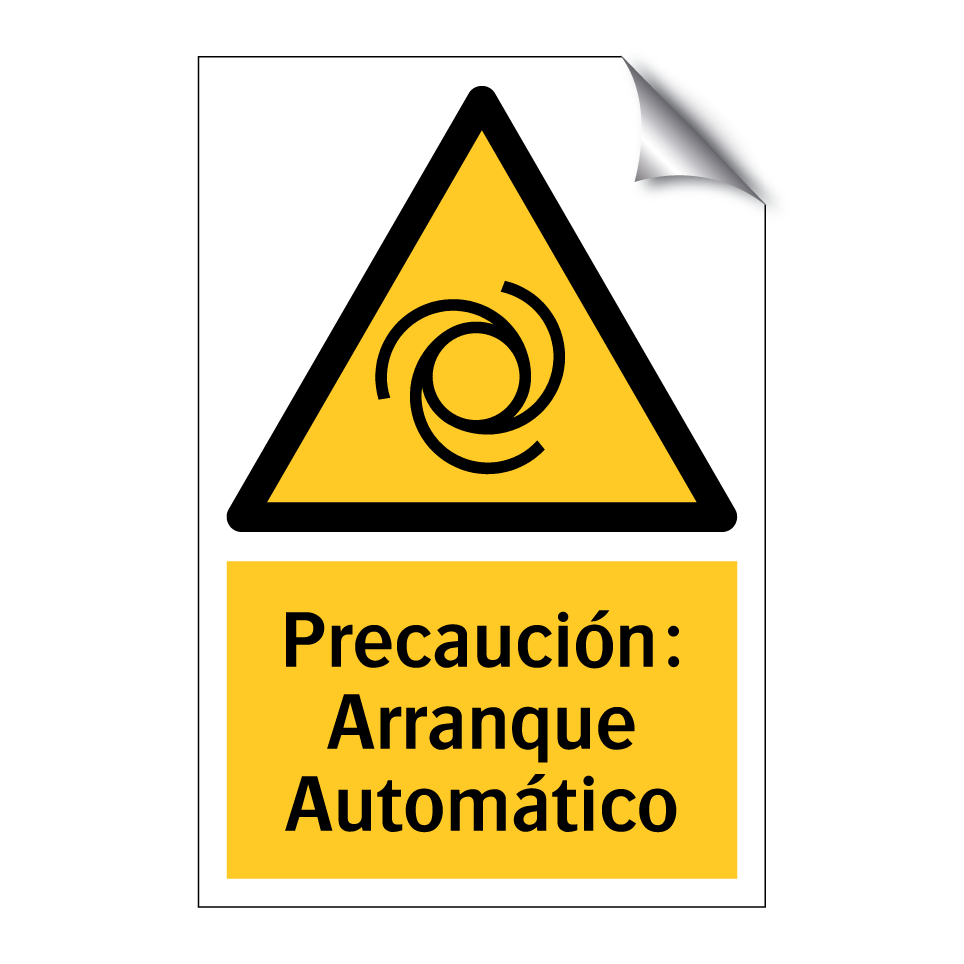 Precaución: Arranque Automático