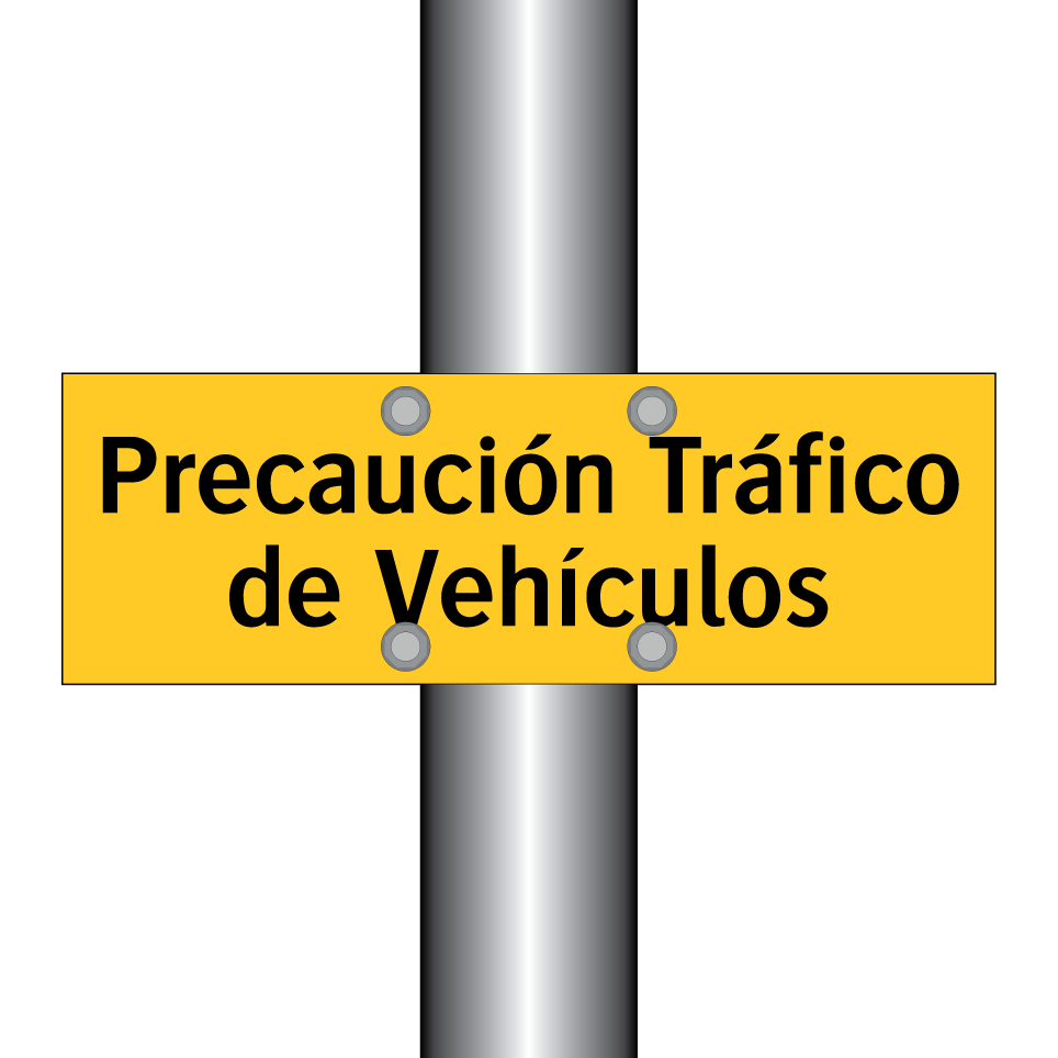 Precaución Tráfico de Vehículos