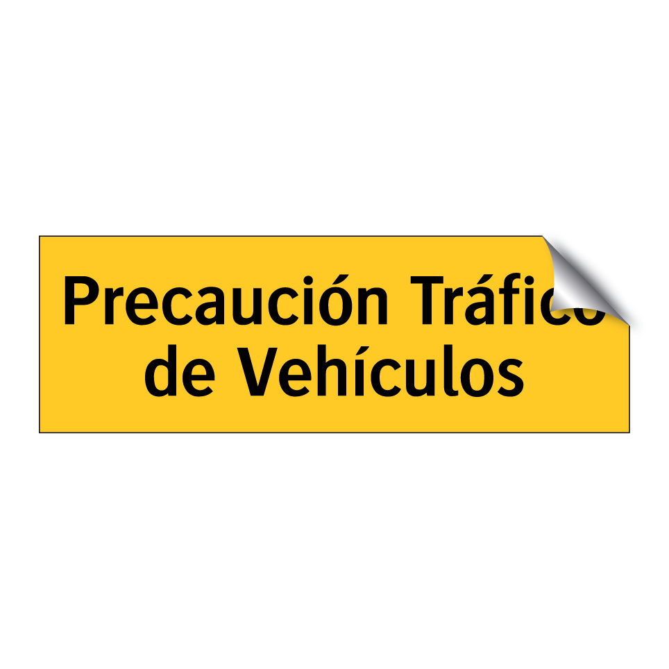 Precaución Tráfico de Vehículos