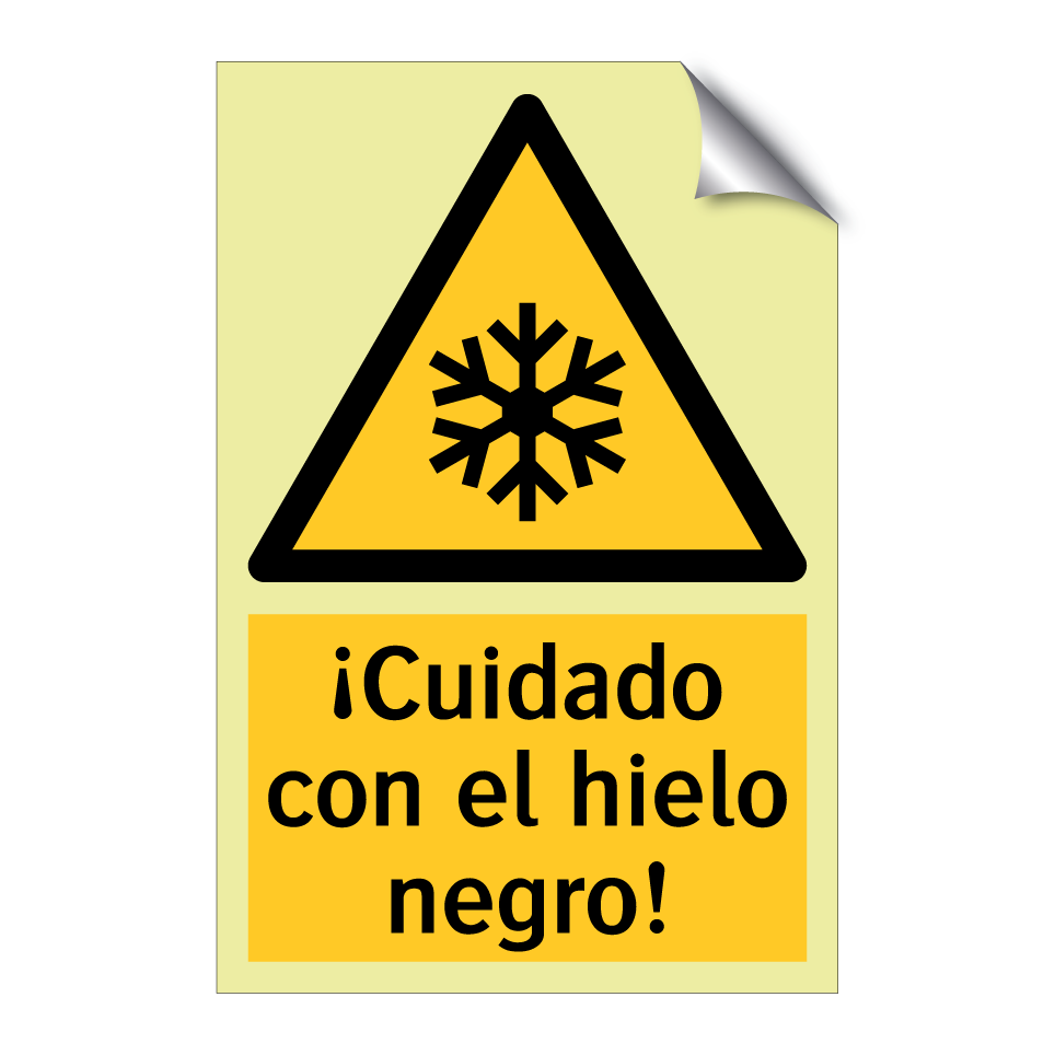 ¡Cuidado con el hielo negro!