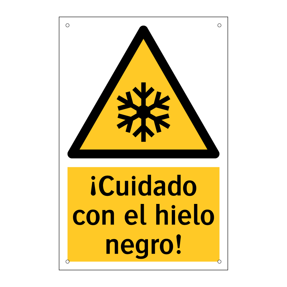 ¡Cuidado con el hielo negro!