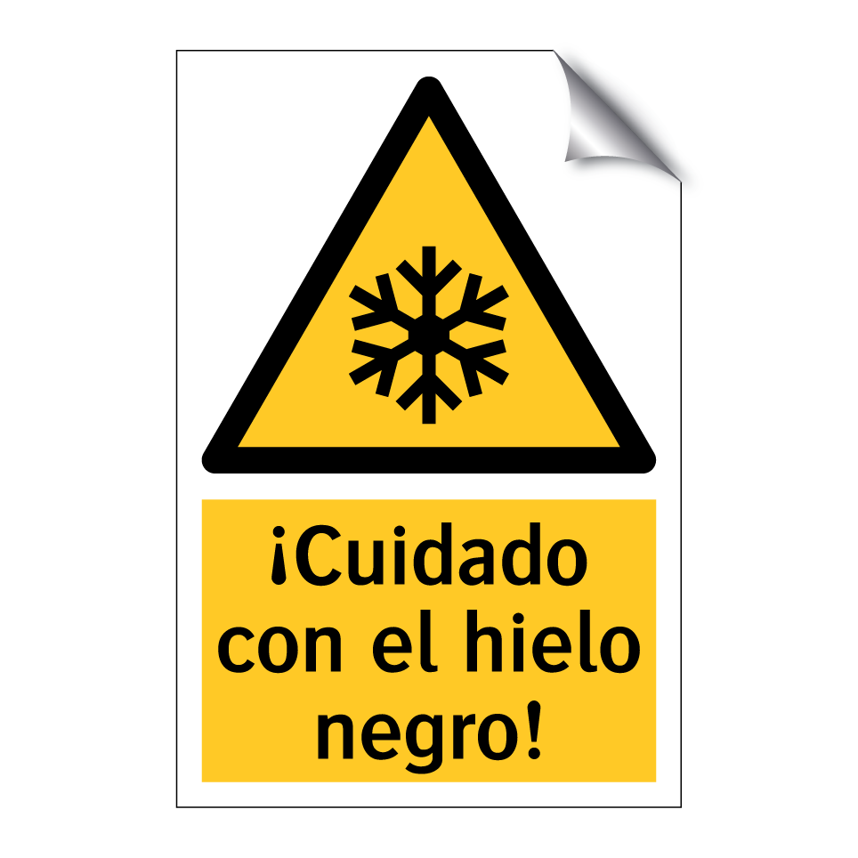 ¡Cuidado con el hielo negro!