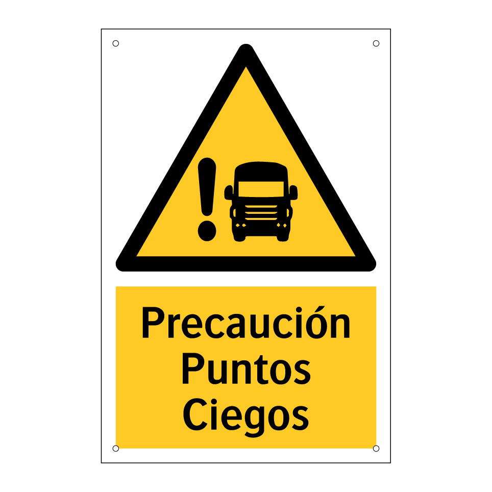 Precaución Puntos Ciegos