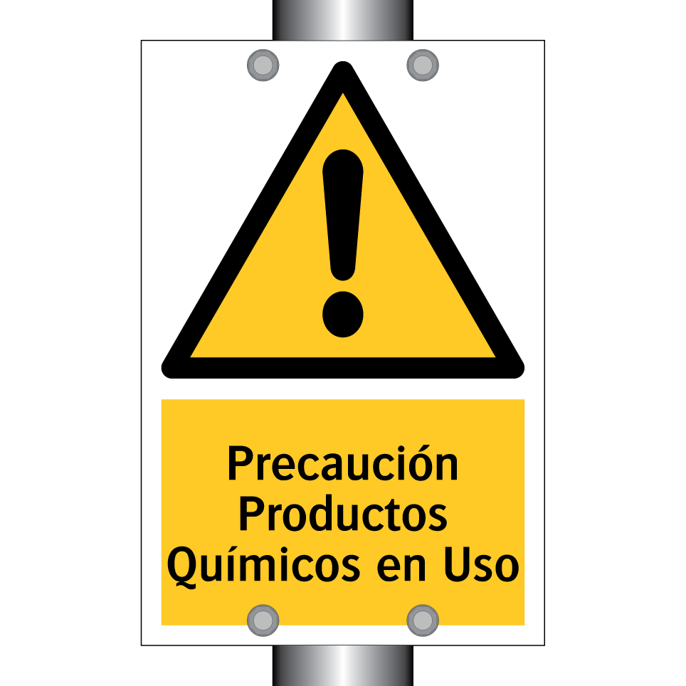 Precaución Productos Químicos en Uso