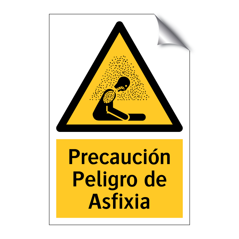 Precaución Peligro de Asfixia