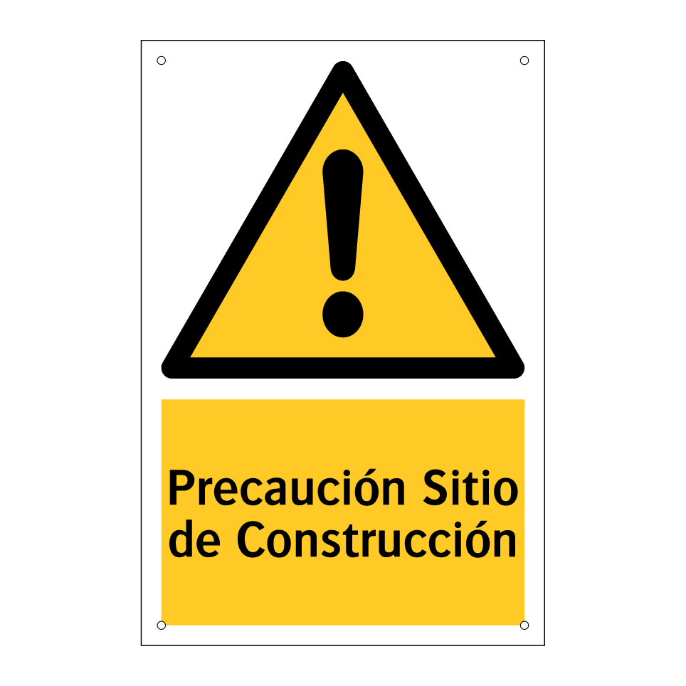 Precaución Sitio de Construcción