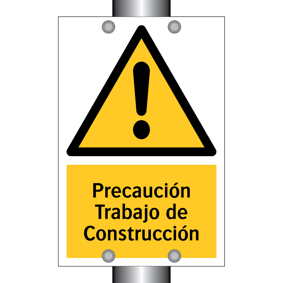 Precaución Trabajo de Construcción