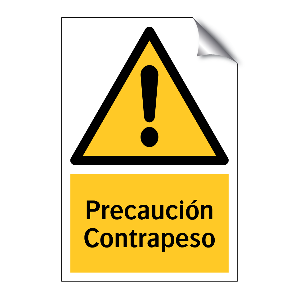 Precaución Contrapeso