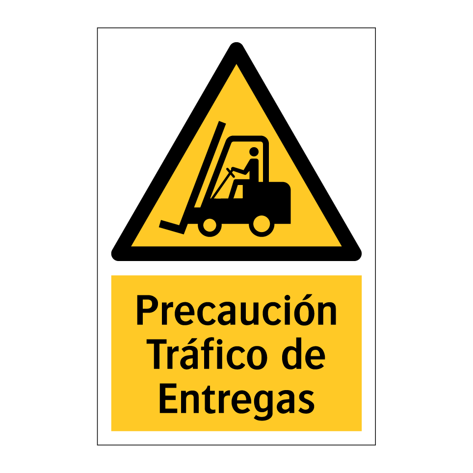 Precaución Tráfico de Entregas
