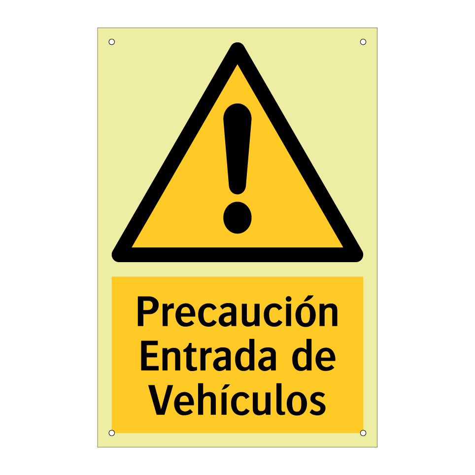 Precaución Entrada de Vehículos