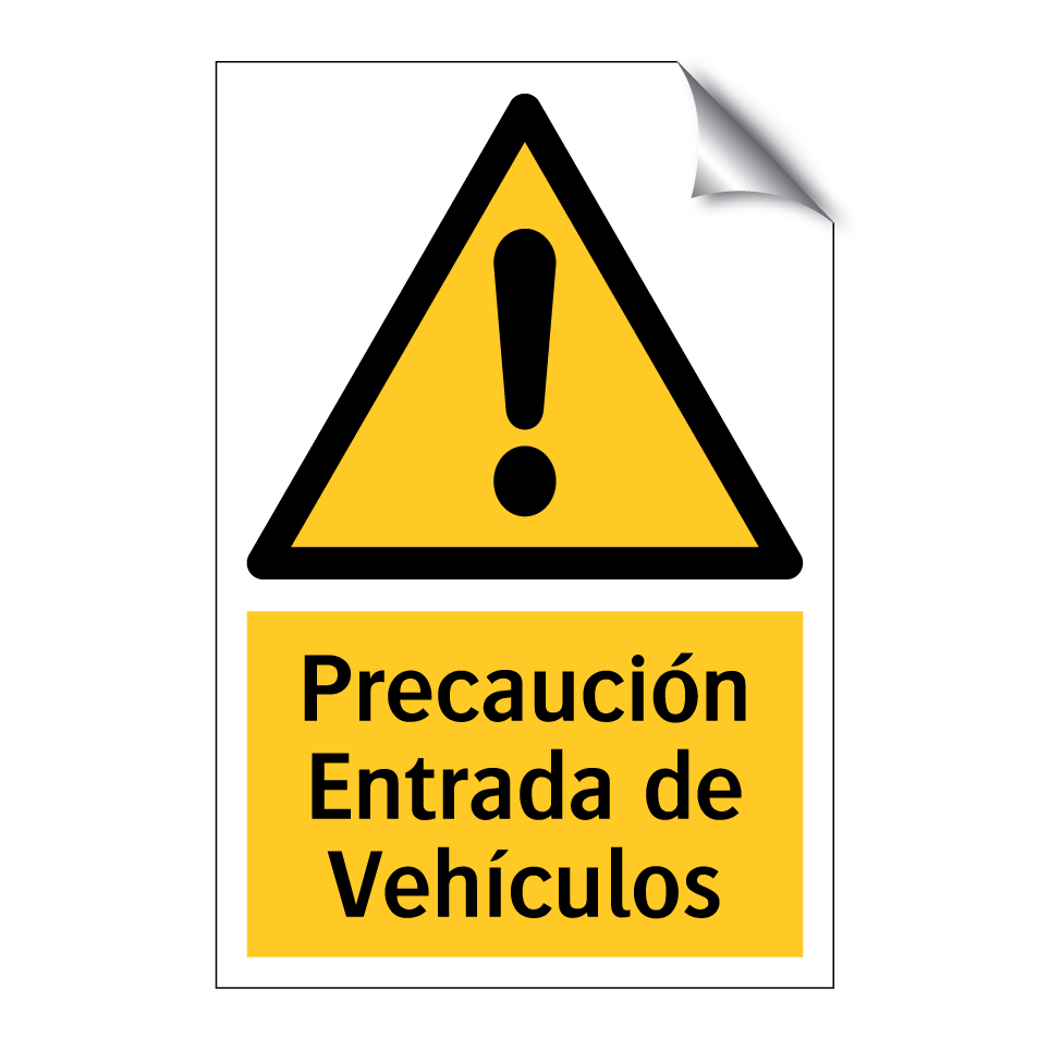Precaución Entrada de Vehículos