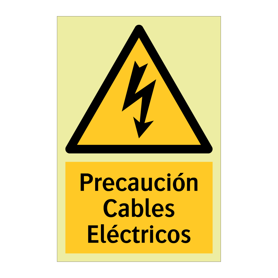 Precaución Cables Eléctricos