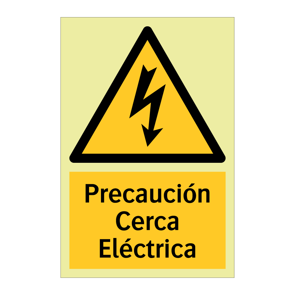 Precaución Cerca Eléctrica