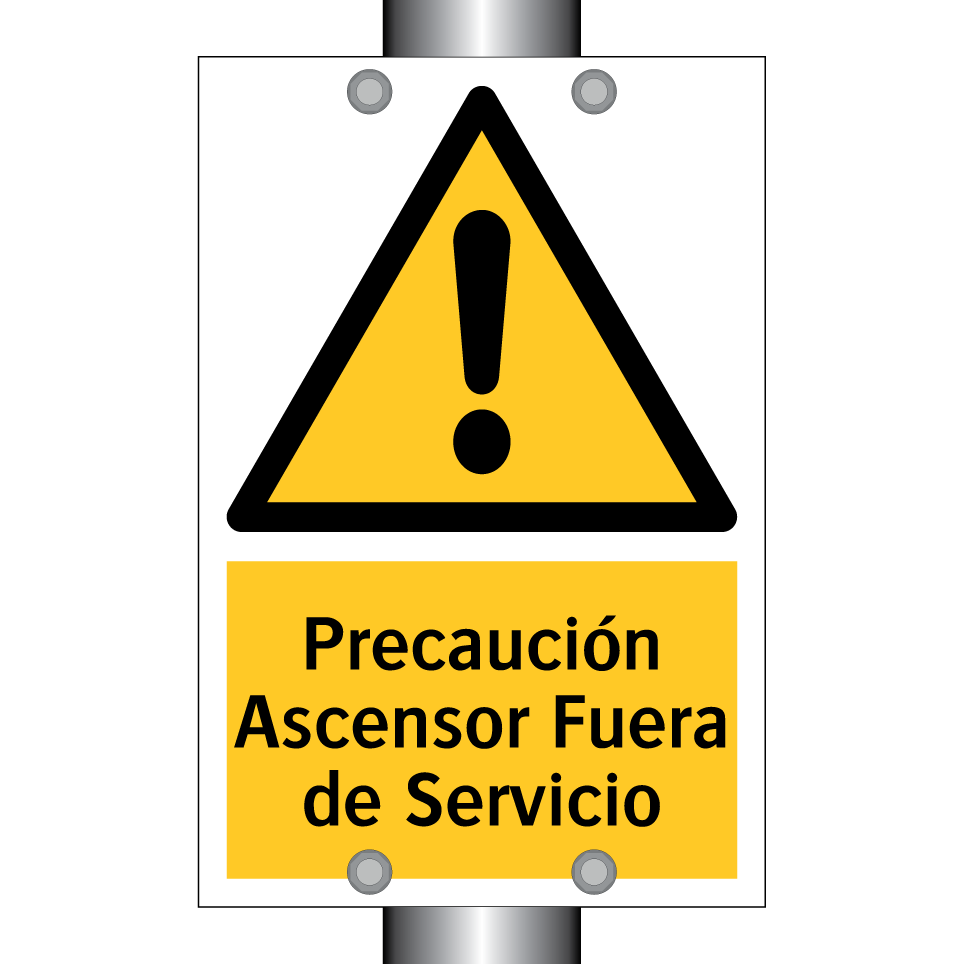 Precaución Ascensor Fuera de Servicio