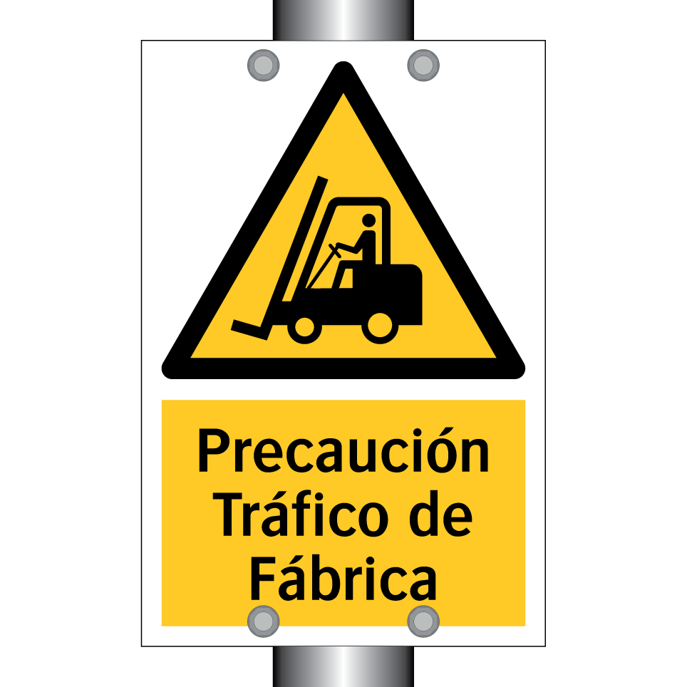 Precaución Tráfico de Fábrica
