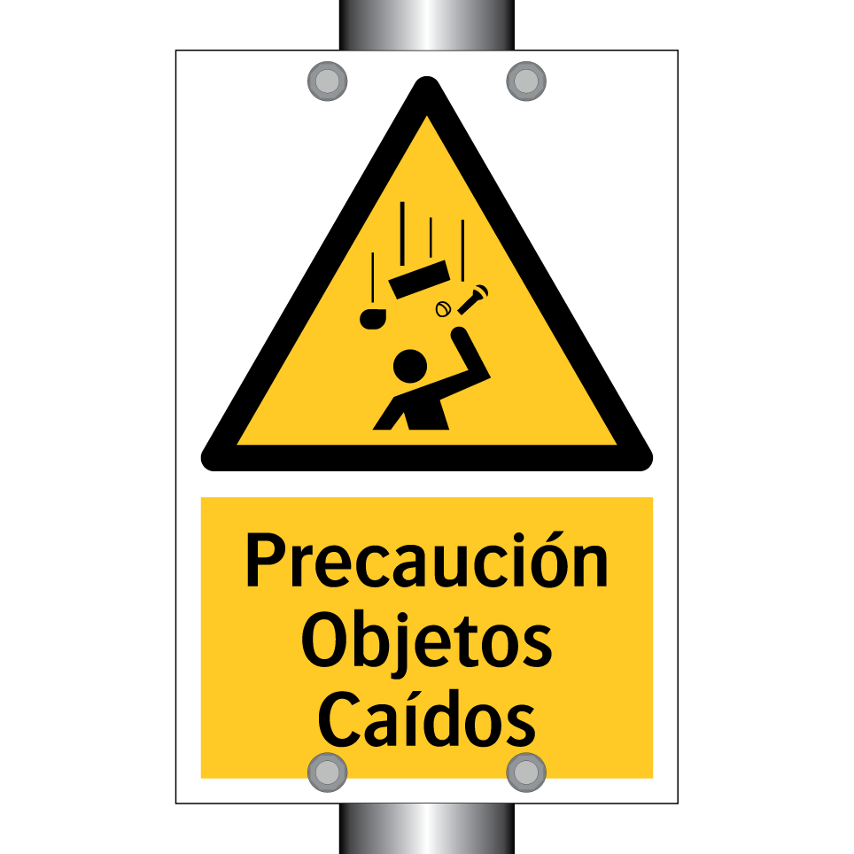 Precaución Objetos Caídos