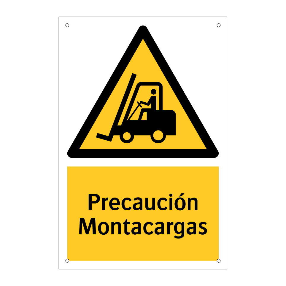 Precaución Montacargas