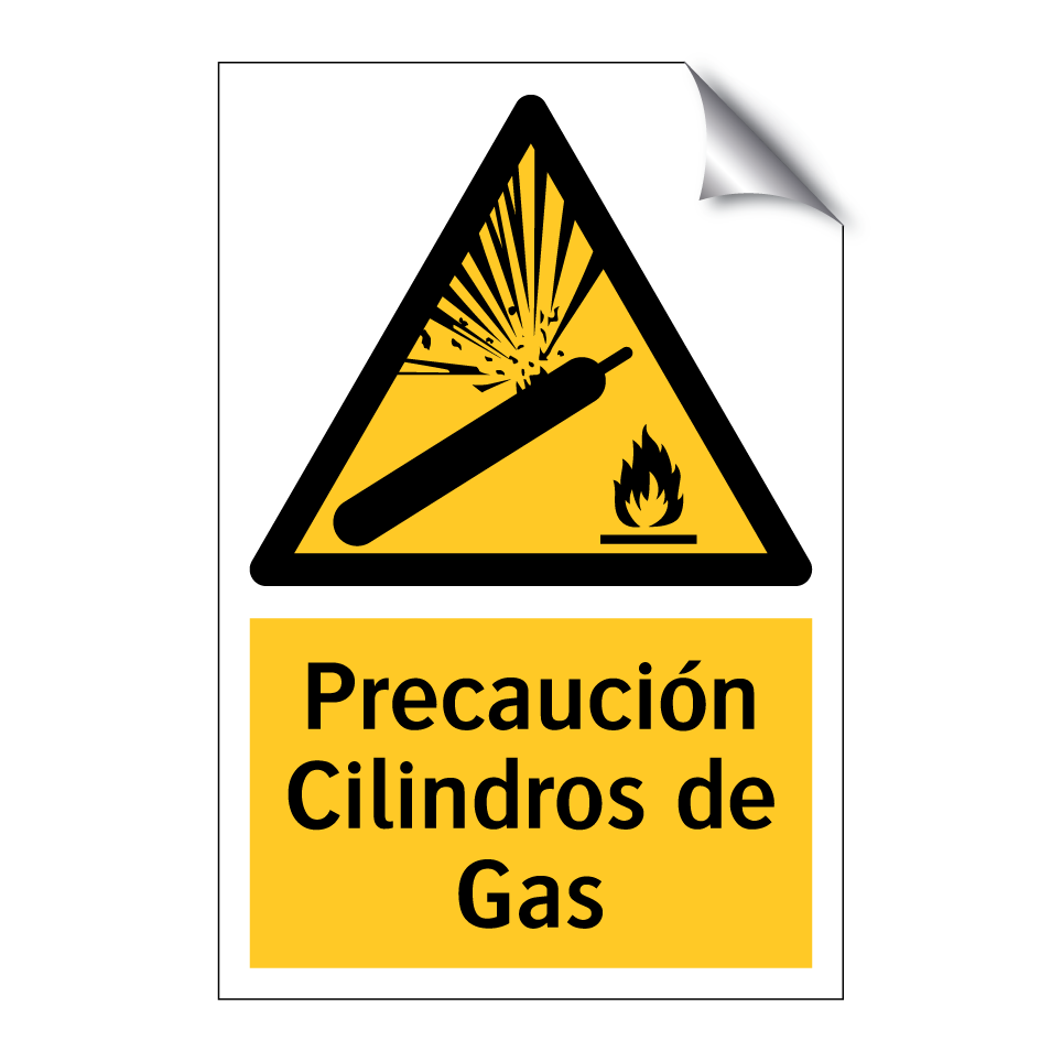 Precaución Cilindros de Gas