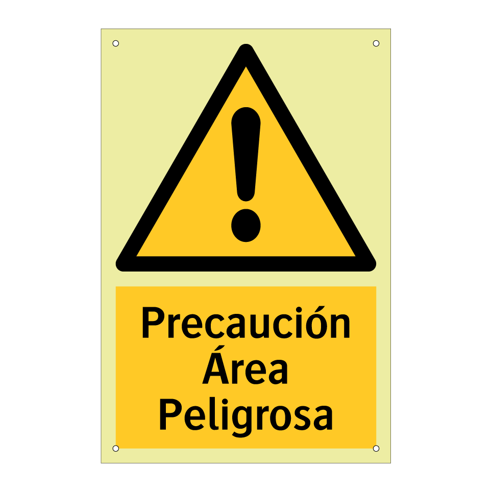 Precaución Área Peligrosa