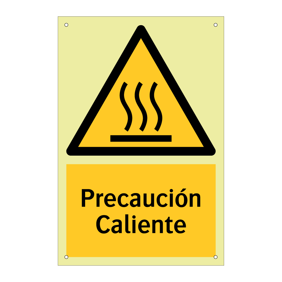 Precaución Caliente