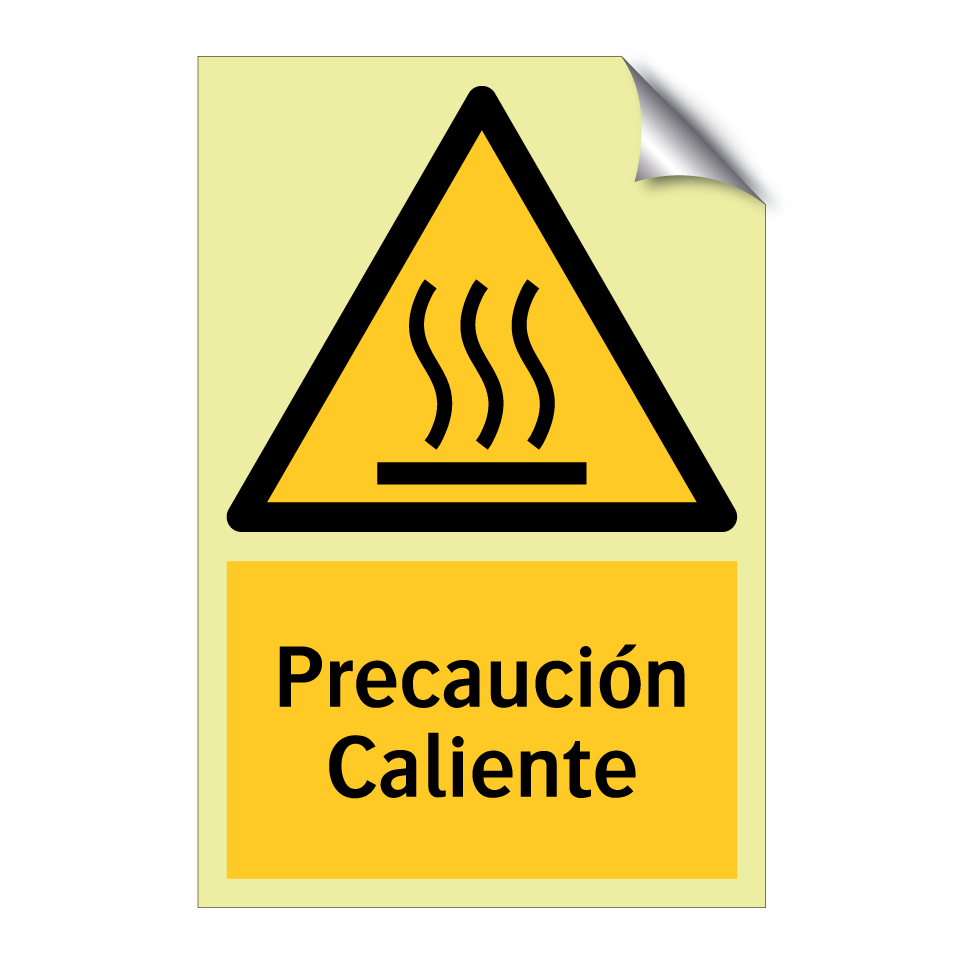 Precaución Caliente