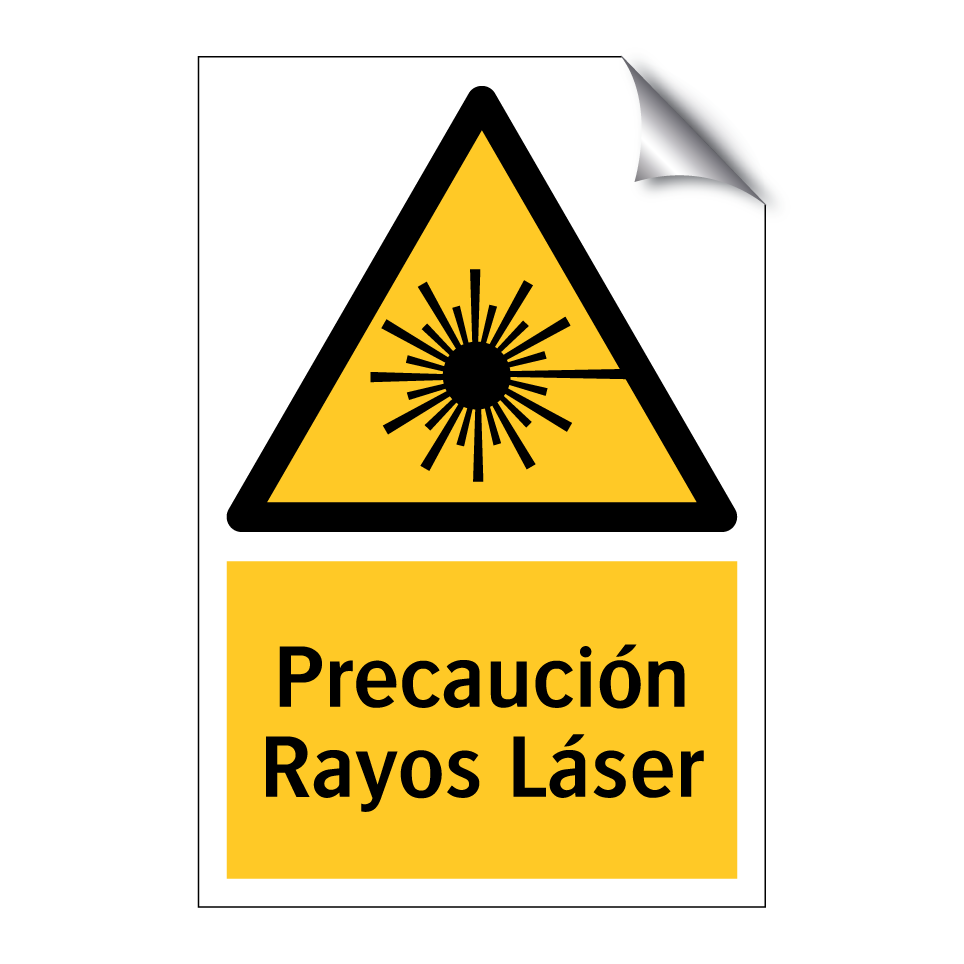 Precaución Rayos Láser