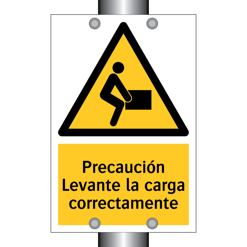 Precaución Levante la carga correctamente