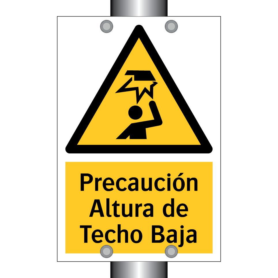 Precaución Altura de Techo Baja