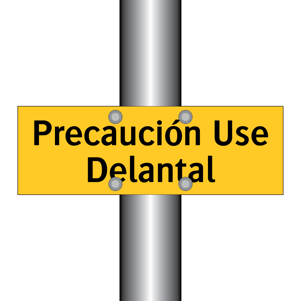 Precaución Use Delantal