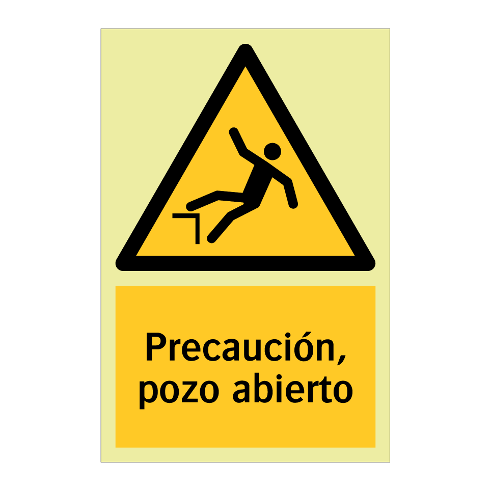 Precaución, pozo abierto