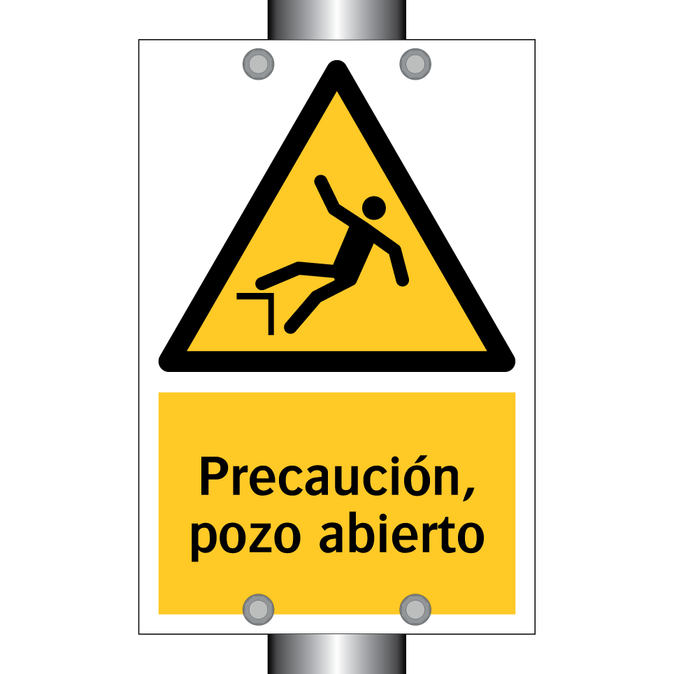 Precaución, pozo abierto