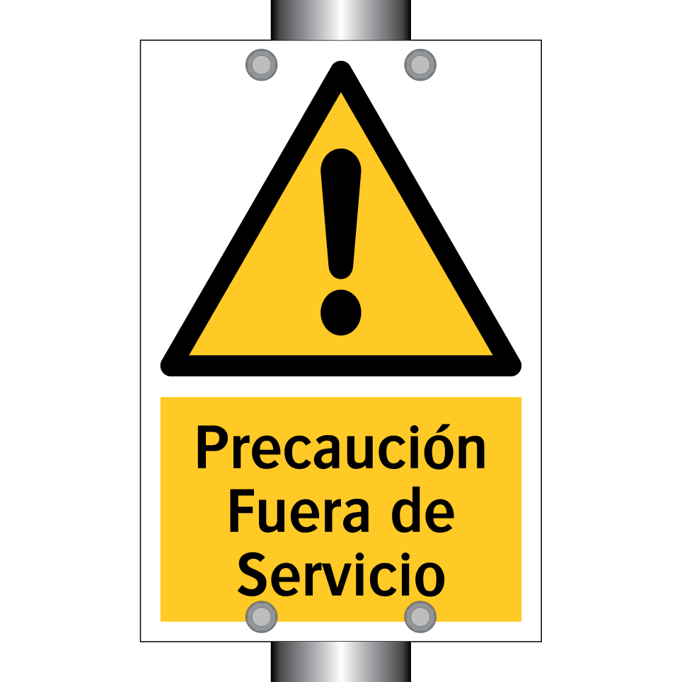 Precaución Fuera de Servicio