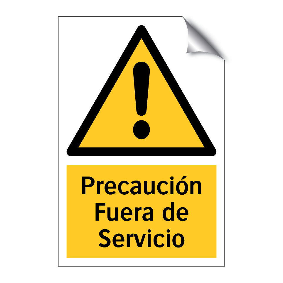 Precaución Fuera de Servicio