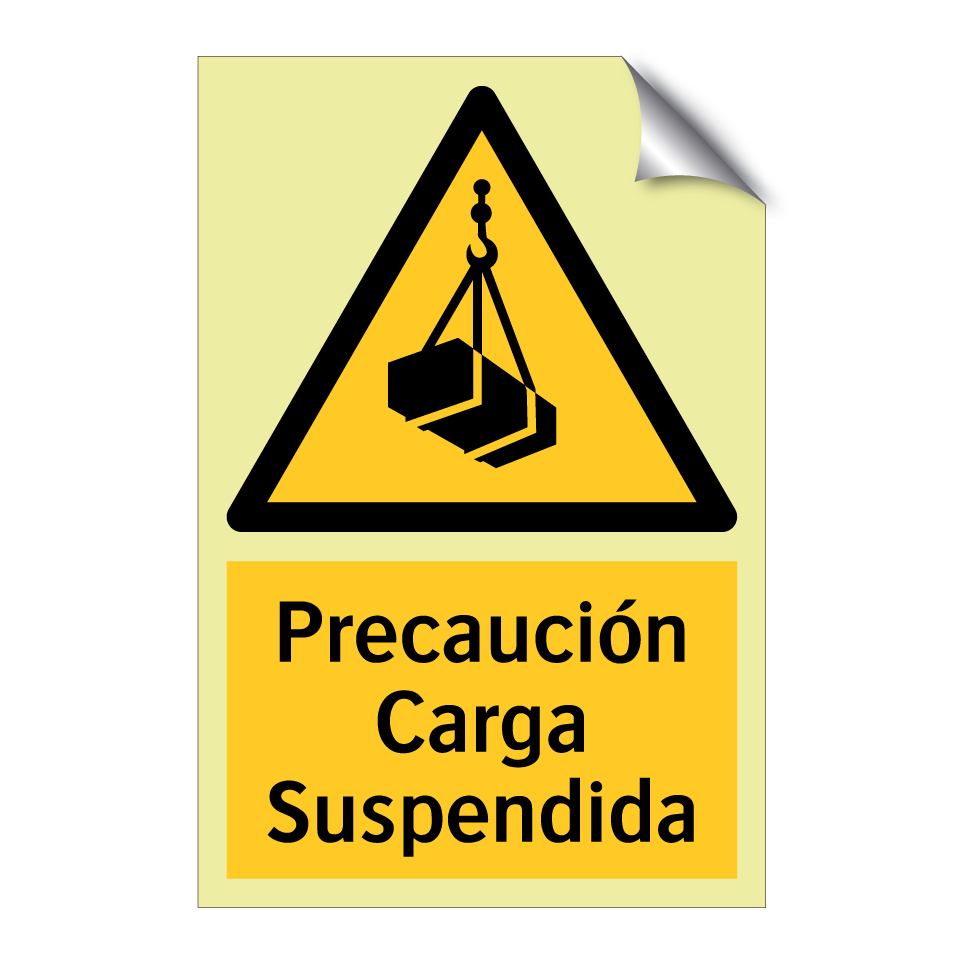 Precaución Carga Suspendida